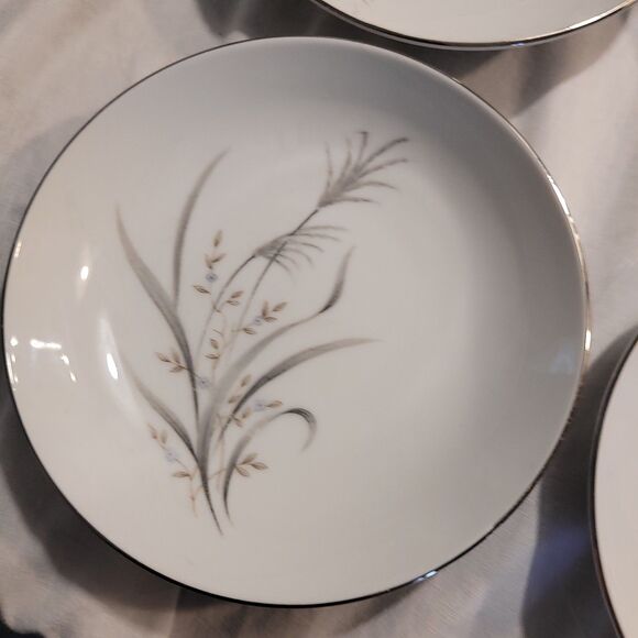 Castlecourt Fine China Japan Set Of 4 Fruit/Dessert Bowls 5 5/8" Wheat Spray - Picture 5 of 9